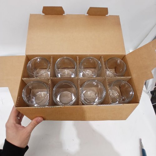 16PC ANCHOR HOCKING GLASS DRINKWARE SET - 13.4OZ/20OZ (8 OF EACH) - CLEAR (MODEL: 1870958) image 2
