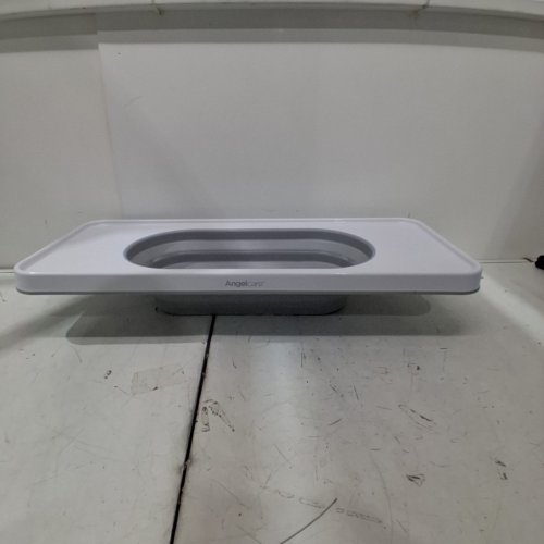 ANGELCARE COLLAPSIBLE DRAINAGE BATHTUB SHELF -30" - FITS 28" TUBS - WHITE/GREY image 2