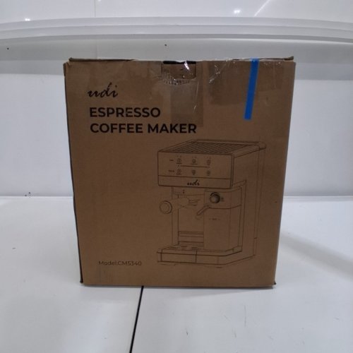 UDI 20 BAR 9-IN-1 ESPRESSO COFFEE MAKER WITH MILK FROTHER - 2 CUP CAPACITY - BLACK (MODEL: CMS600) image 7