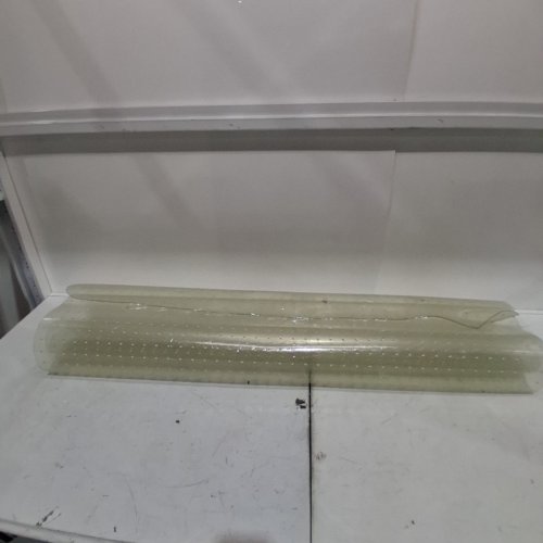 PVC CHAIR MAT FOR CARPETED FLOORS WITH RIGID BUMPS FOR GRIP - 35" X 48" - CLEAR image 2