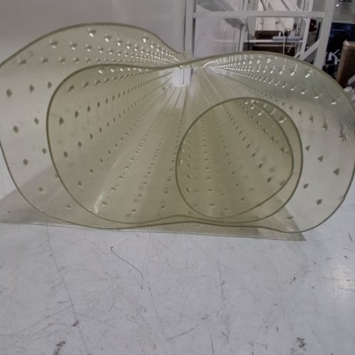 PVC CHAIR MAT FOR CARPETED FLOORS WITH RIGID BUMPS FOR GRIP - 35" X 48" - CLEAR image 3