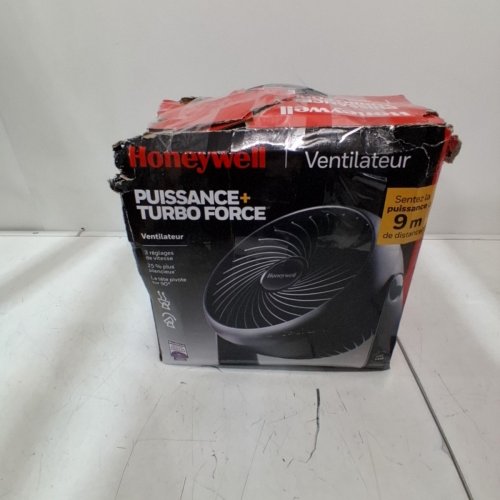 HONEYWELL TURBO FORCE 7" FAN PIVOTING FAN - BLACK image 4