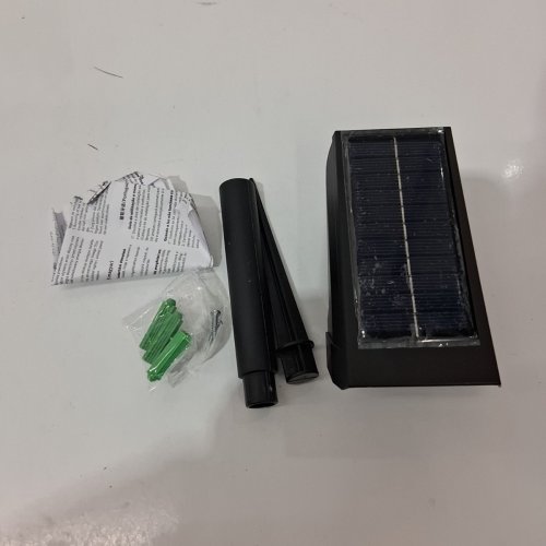 SOLAR PANEL LED SPOTLIGHT - 12" - BLACK image 4
