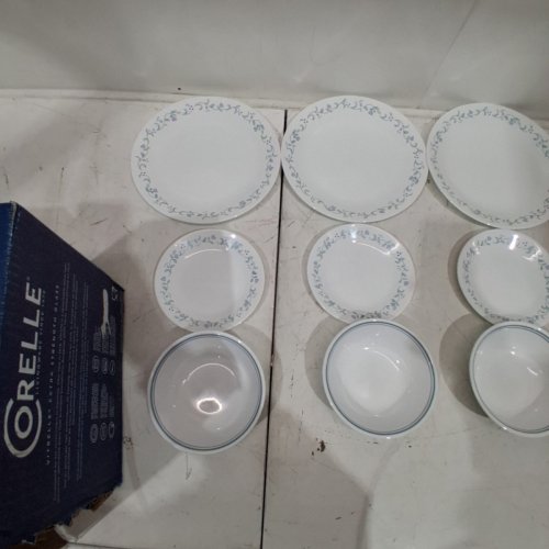 12PC CORELLE COUNTRY COTTAGE DINNERWARE SET - WHITE image 4