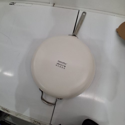 GREENPAN THE ERAS COLLECTION NON-STICK FRYING PAN - 14'' - WHITE/GREY (MODEL : 1972977) image 3