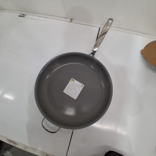 GREENPAN THE ERAS COLLECTION NON-STICK FRYING PAN - 14'' - WHITE/GREY (MODEL : 1972977) image 4
