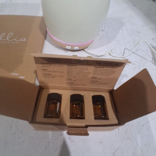 ELLIA BLOSSOM ULTRASONIC DIFFUSER WITH AMBIENT MOOD LIGHTING - WHITE (MODEL:ARM-510GYA-WWX) image 4