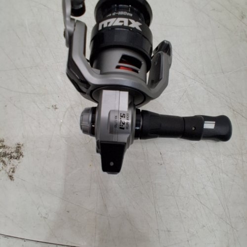ABU GARCIA MAX X SP750 SPINNING FISHING REEL - AMBIDEXTROUS - 5.2:1 GEAR RATIO - GREY/BLACK (MODEL: MAXXSP750) image 2