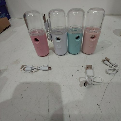 4PK ASSORTED MINI NANO MIST SPRAYERS - PINK / PURPLE / BLUE image 3