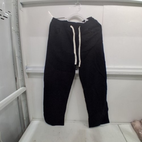 WOMEN'S DRAWSTRING PANTS - EXTRA LARGE - BLACK image 2