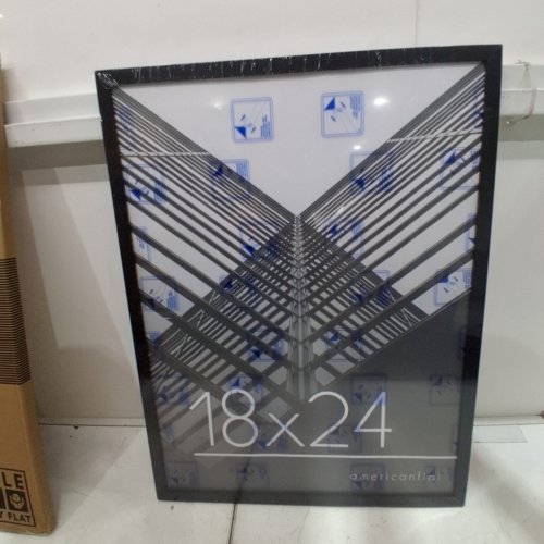 AMERICAN FLAT POSTER FRAME - 18" X 24" - BLACK image 2