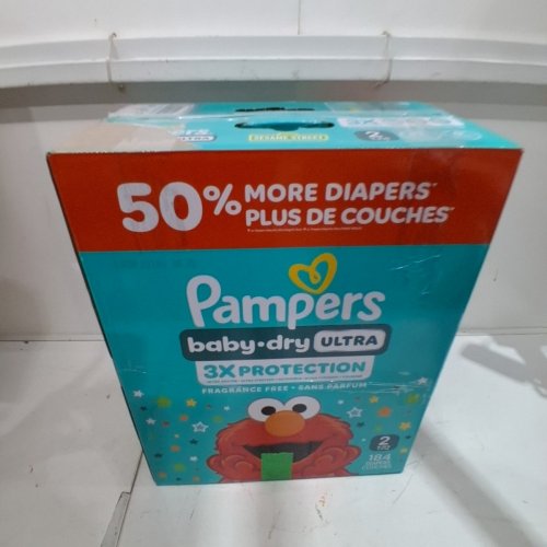 184PK PAMPERS BABY DRY ULTRA DIAPERS - SIZE 2 image 4