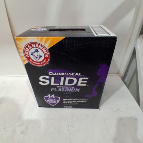 ARM AND HAMMER CLUMP AND SEAL SLIDE PLATINUM CLUMPING LITTER WITH 14 DAY ODOUR CONTROL - 16.6LBS image 4