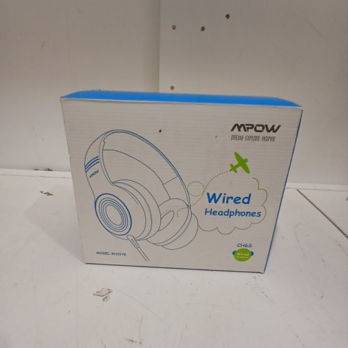 KIDS MPOW CH6S WIRED OVER-EAR HEADPHONES WITH 85DB/94DB VOLUME LIMITER AND IN-LINE MIC - WHITE (MODEL: BH297B) image 3