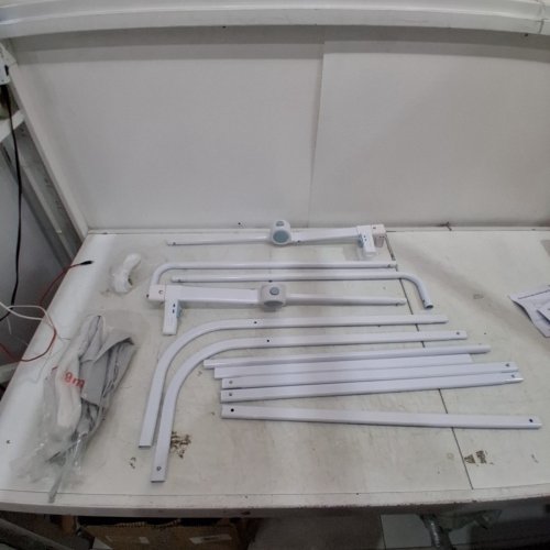 EAQ ADJUSTABLE BED RAIL WITH ADJUSTABLE HEIGHT - TWIN - GREY (MODEL: BEDRAIL) image 3