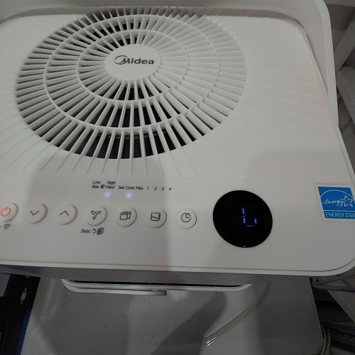 MIDEA CUBE 50 PINT SMART WIFI DEHUMIDIFIER - 4,500 SQ. FT - WHITE (MODEL: MAD50S1QWT-A) image 2