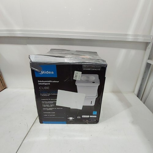 MIDEA CUBE 50 PINT SMART WIFI DEHUMIDIFIER - 4,500 SQ. FT - WHITE (MODEL: MAD50S1QWT-A) image 5