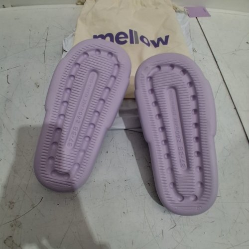 UNISEX MELLOW SOFT CLOUD SLIDES / SLIPPERS - MEN'S : 5-6 / WOMEN'S : 6-7 - LILAC (MODEL : ML05) image 5