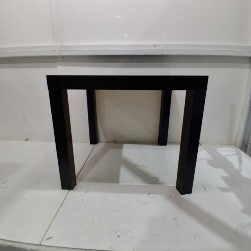 TARGET LIGHTWEIGHT RECTANGULAR LOW PLATFORM TABLE - 23" W X 19" H - BLACK image 2