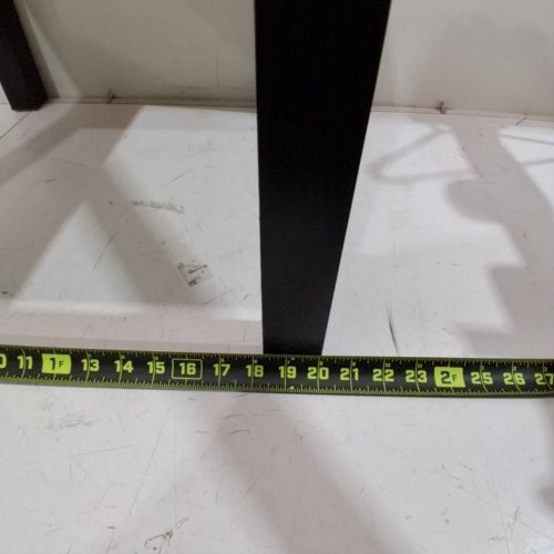 TARGET LIGHTWEIGHT RECTANGULAR LOW PLATFORM TABLE - 23" W X 19" H - BLACK image 3