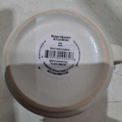 4PK HOME & GARDEN COFFEE MUG - WHITE image 2