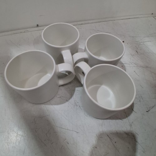 4PK HOME & GARDEN COFFEE MUG - WHITE image 3