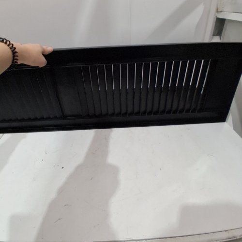 2PK EKENA MILLWORK CATHEDRAL STYLE OPEN LOUVER SHUTTERS - 12" X 48" - BLACK (MODEL: M00011248002) image 5