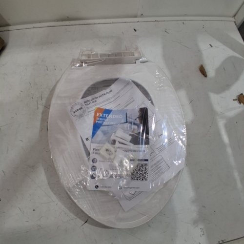 GARVEE ELONGATED SOFT CLOSE EASY CLEAN PLASTIC TOILET SEAT - 19" - WHITE - (MODEL: PHO_11GXK800) image 3