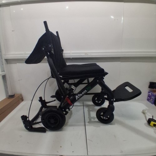 AGELESS JOY LIGHTWEIGHT FOLDING WHEELCHAIR - 220 LBS MAX - BLACK (MODEL: AJWC2501B) image 3