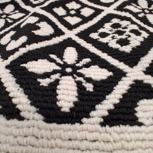 ILEADING GEOMETRIC RUNNER RUG - 2FT X 6FT, NON SLIP, MACHINE WASHABLE - BLACK/CREAM image 3