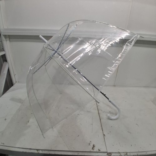 AMAZON BASICS ROUND BUBBLE UMBRELLA - 34.5" - CLEAR image 2
