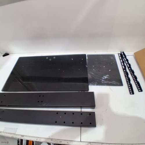 VEVOR SWIVEL TV STAND MOUNT WITH TEMPERED GLASS BASE - FOR 32"-85" SCREENS (MODEL: FSH28) image 2
