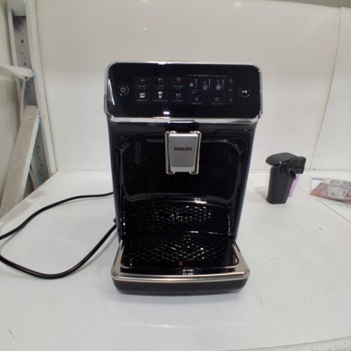 PHILIPS 3300 SERIES FULLY AUTOMATIC ESPRESSO MACHINE WITH LATTEGO MILK SYSTEM AND INTEGRATED GRINDER - GLOSSY BLACK (MODEL:EP3341/50) image 3