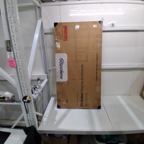 PHAILOZOO LIGHTWEIGHT REPTILE ENCLOSURE - 85 GAL - 48" X 24" X 18" - EARTHY GREEN (MODEL: REPMAC85G) image 5