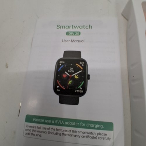 FIXWINK FITNESS TRACKER SMART WATCH WITH BLUETOOTH COMPANION APP - PINK/ROSE GOLD (MODEL: IDW29) image 3