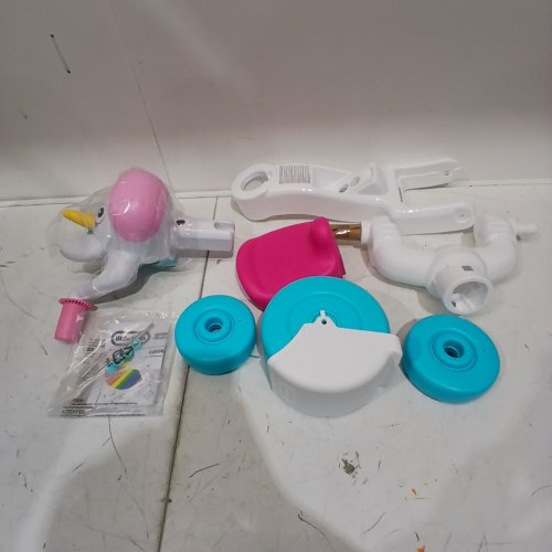KIDS LITTLE TIKES GO & GROW UNICORN INDOOR & OUTDOOR RIDE-ON SCOOT TOY - 1-3YEARS - WHITE/PINK (MODEL:659324EUC) image 2