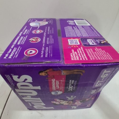 66PK HUGGIES PULL UPS DISNEY MINNIE MOUSE POTTY TRAINING PANTS 5T-6T image 3