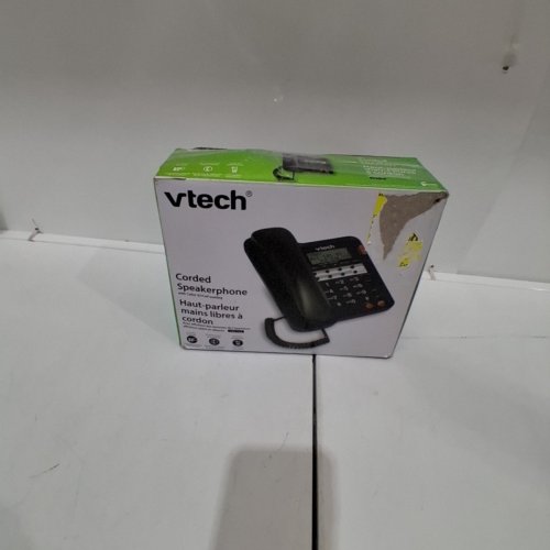 VTECH CORDED SPEAKERPHONE WITH CALLER ID - BLACK (MODEL: CD1153-BK) image 4