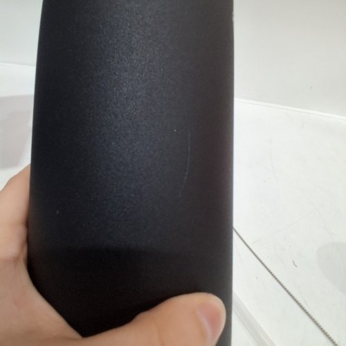 BUZIO REUSABLE BPA FREE STAINLESS STEEL WIDE MOUTH WATER BOTTLE WITH 2 STRAWS, FLEX CAP, AND STRAW CLEANER - 40OZ - BLACK image 3