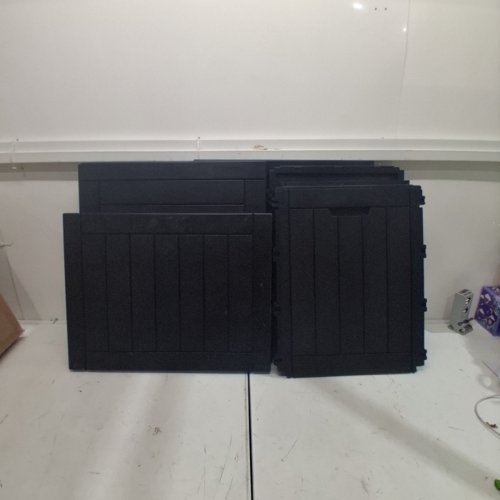 OUTDOOR RESIN WATERPROOF PATIO STORAGE BOX WITH LID - 31 GALLON - BLACK (MODEL: CW053ABLK) image 2