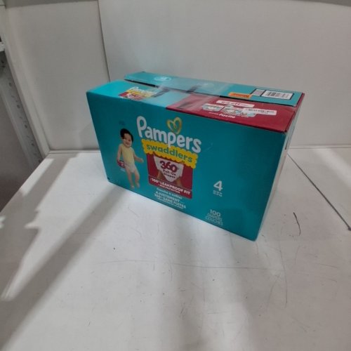 100PK PAMPERS SWADDLERS 360 PULL-ON DIAPERS - SIZE 4 image 4