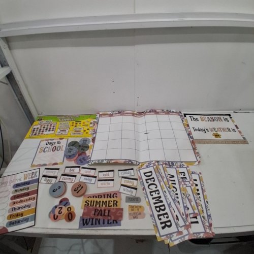 110PC TEACHER CREATED RESOURCES WONDERFULLY WILD CALENDAR BULLETIN BOARD - MULTICOLOURED image 2