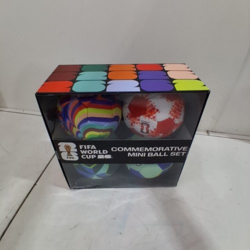 4PK FIFA WORLD CUP 26 CANADA SOCCER BALL SET - SIZE 1 - MULTICOLOR (MODEL: FIFAE-1166) image 6