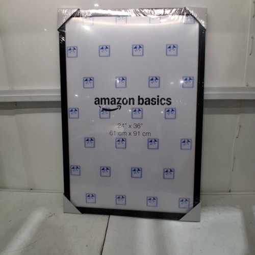 AMAZON BASICS RECTANGULAR FRAME WOOD POSTER - 24" X 36" - BLACK image 2