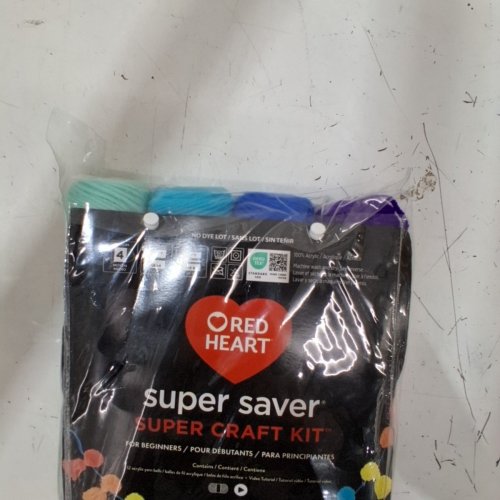 12PK RED HEART SUPER SAVER SUPER CRAFT KIT - 50G EACH - MULTICOLOR image 4
