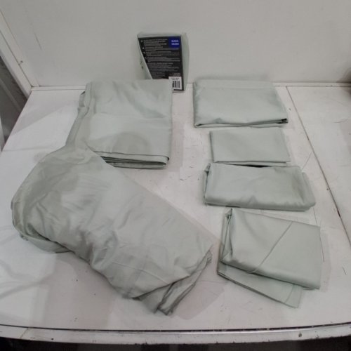 6PC PURELY ORGANIC SHEET SET - QUEEN - LIGHT GREEN (MODEL: 1881355) image 2