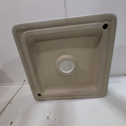 KARAMAG UNDERMOUNT RECTANGLE BATHROOM SINK - 11.5" X 11.5" - CERAMIC image 3