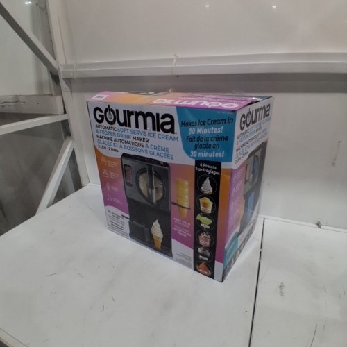 GOURMIA 6-IN-1 AUTOMATIC SOFT SERVE ICE CREAM AND FROZEN DRINK MAKER - 2 L/2.11 QT - BLACK (MODEL: GSI1060BK/4444017) image 7