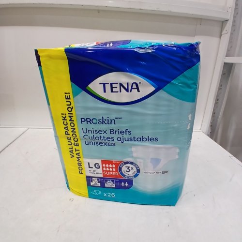 26PK TENA PROSKIN UNISEX BRIEFS - LARGE image 2