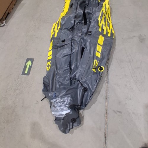 INTEX EXPLORER K2 INFLATABLE KAYAK SET WITH ALUMINUM OARS AND PUMP - 86" - 2-PERSON - 400LB MAX - YELLOW/GREY (MODEL: 68307EP) image 6